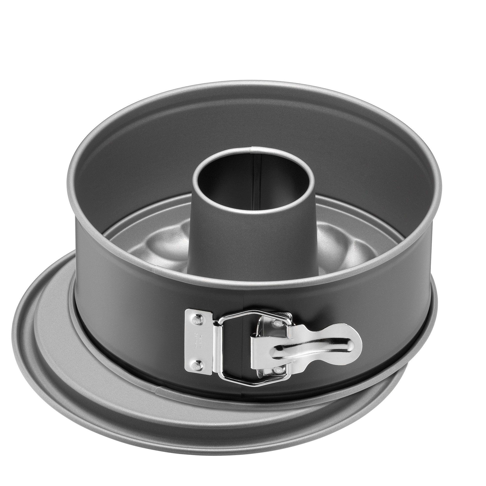 Kaiser Springform mit Rohrboden in schwarz
