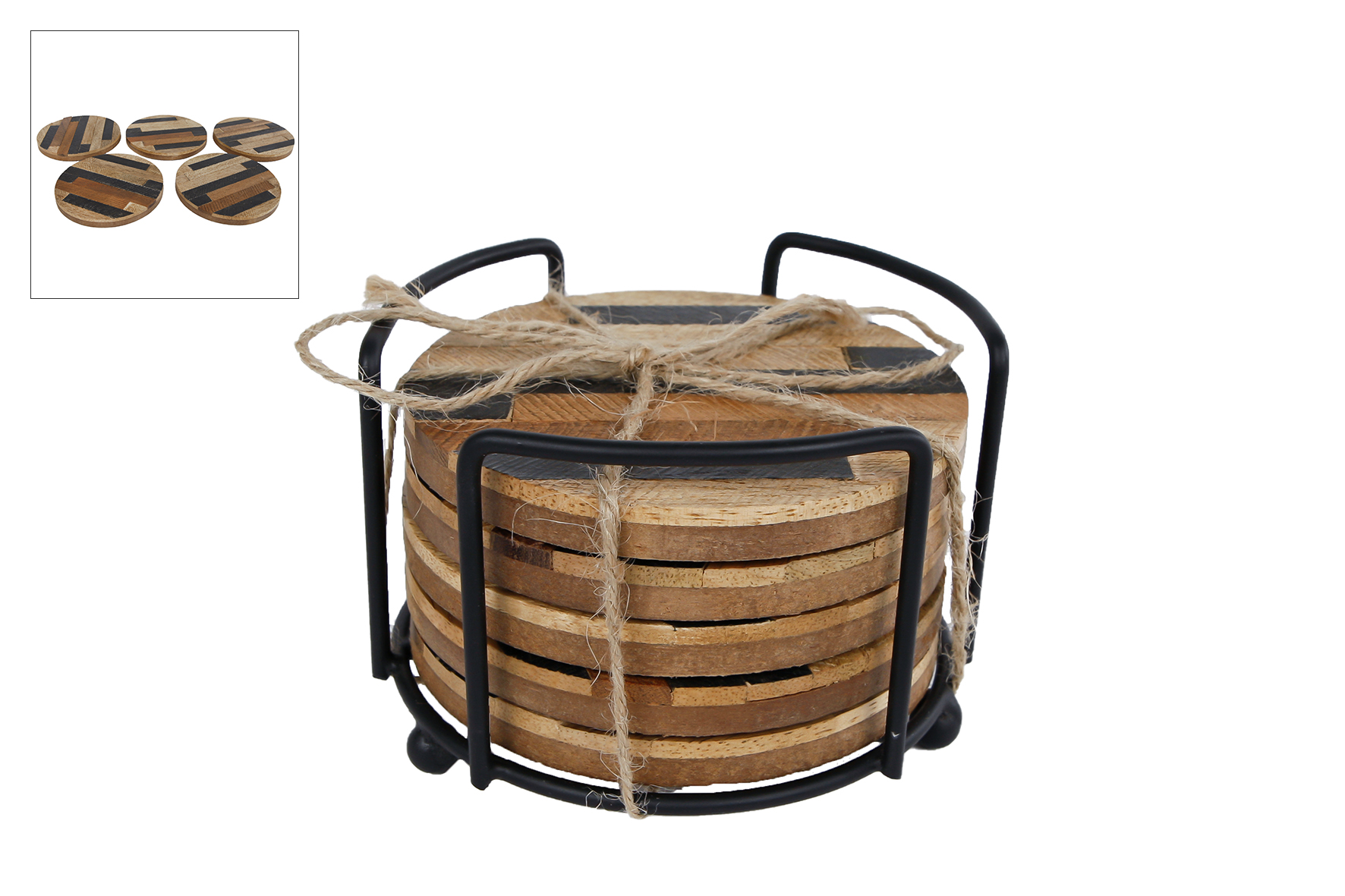 Untersetzer PARKET in Farbe natur