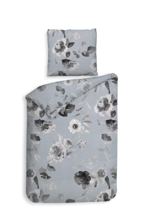 Bettwäsche Mira 155 x 220 cm in mist grey, Kissen, Dekoration für Zuhause, Mobiliar