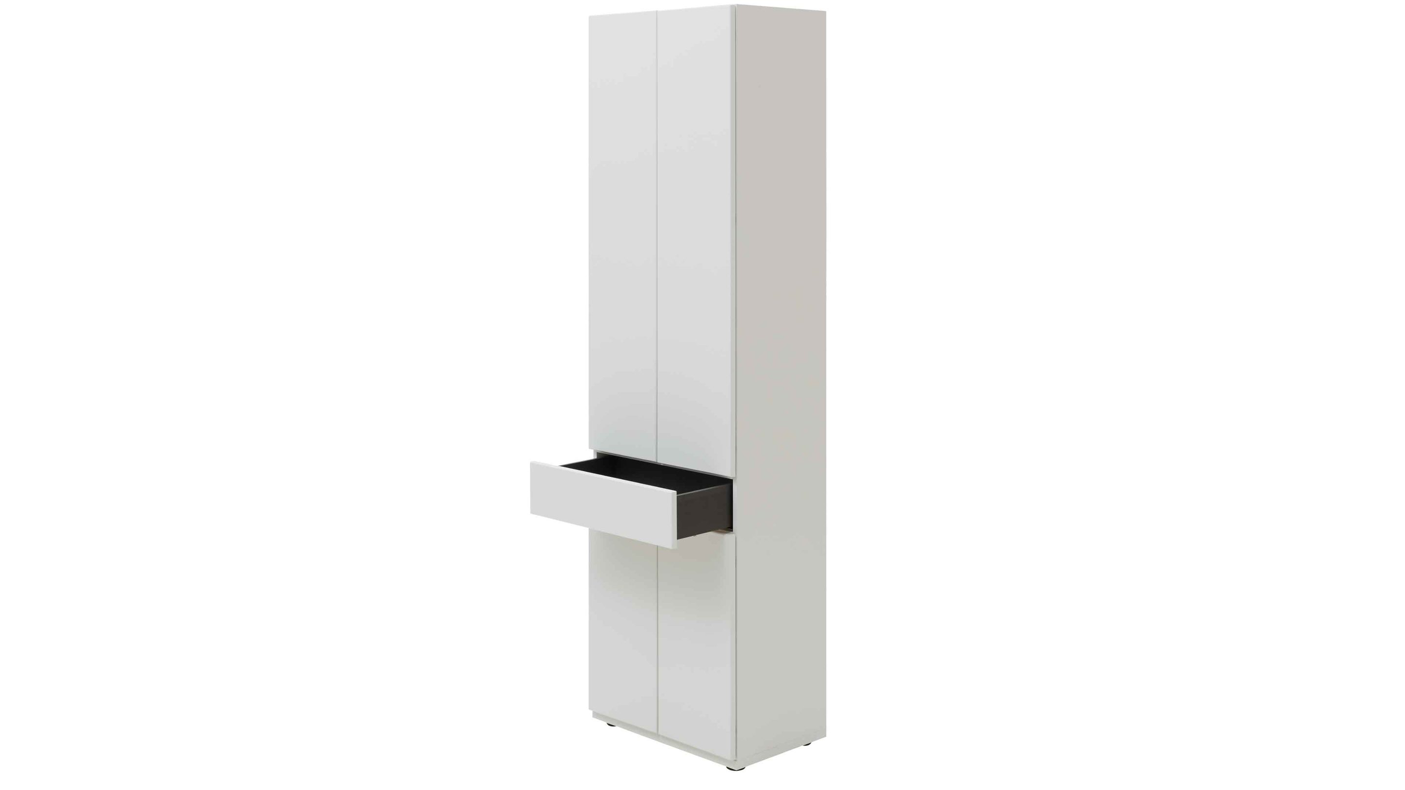 Interliving Regal-Schreibtisch-Kombination IL 2031 in Farbe Dekor/Front Tonweiß/Rückwand Risseiche Interliving Regal-Schreibtisch-Kombination IL 2031 in Farbe Dekor/Front Tonweiß/Rückwand Risseiche, Kleiderschrank, Schrank, Schublade, Möbel, Weiß