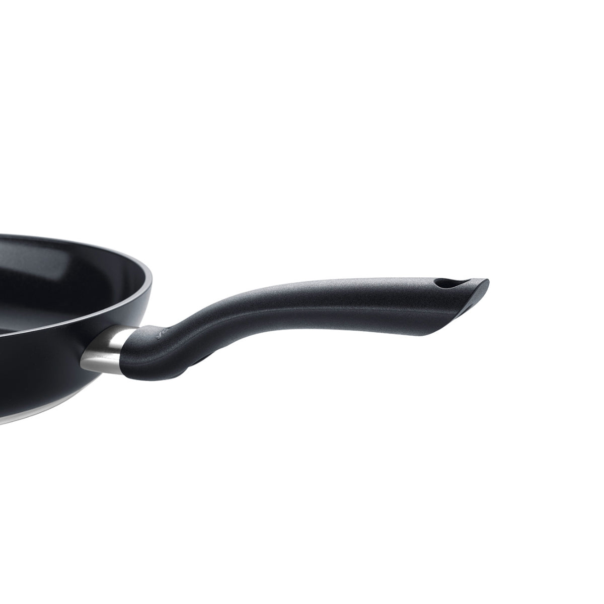 Fissler Pfanne 24cm FISSLER ESSENTIAL B/H/T ca. 27x8,5x45cm in Schwarz, Pfanne, Pfannenrand, Antihaft, Griff, Schwarz