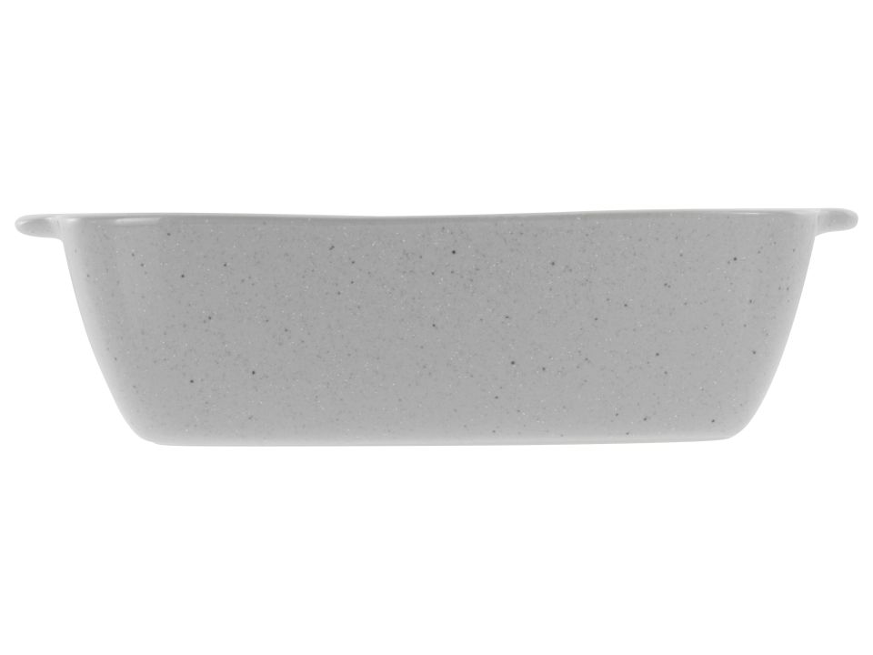 CreaTable Auflaufform Big in Farbe Grau glänzend, auflaufbackform, spülmaschinenfest, granitiert, grau, backform