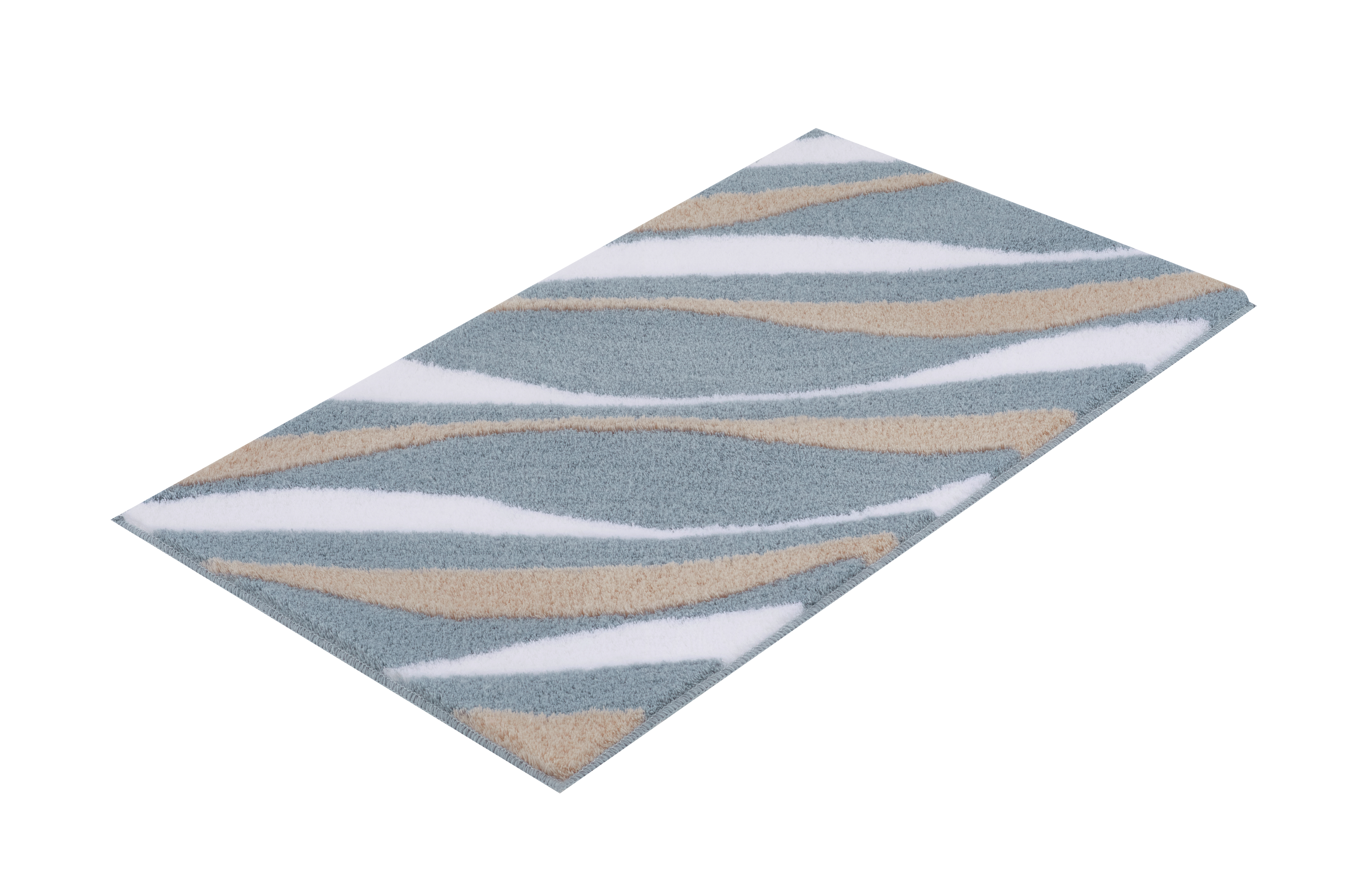 Kleine Wolke Badteppich DREAM ca. 70x120cm in Farbe Stahlblau