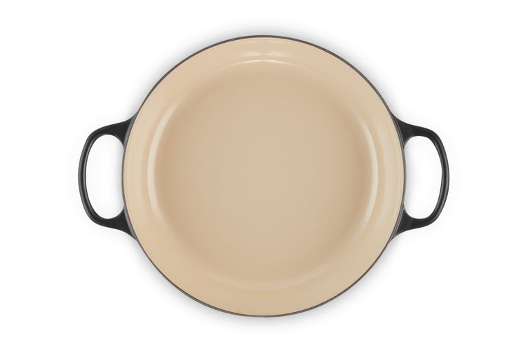Le Creuset Gourmet-Profitopf Sig 30cm SIG in Farbe schwarz/creme Le Creuset Gourmet-Profitopf Ø ca. 30cm Schwarz / innen creme