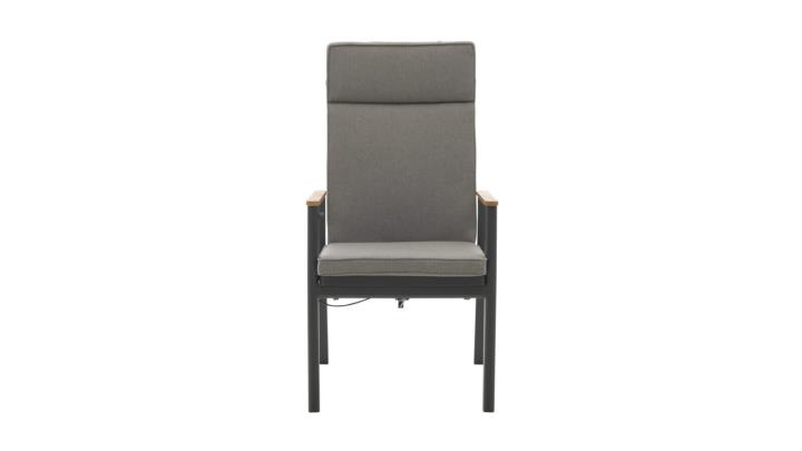 Interliving Positionsstuhl IL7014 in Farbe Aluminium anthrazit/Sitzkissen hellgrau, Moebel, Stuhl, Sessel