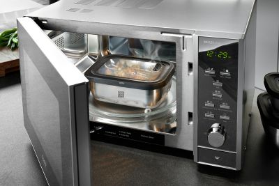 GEFU Frischhaltedose PROVIDO in Farbe schwarz/silber