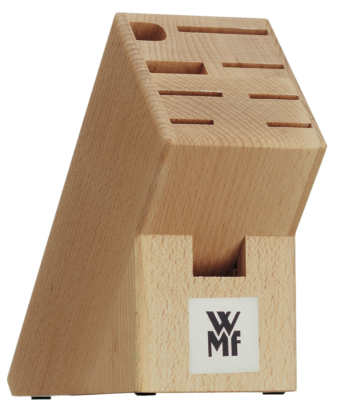 WMF Messerblock Buchenholz, unbestückt in braun