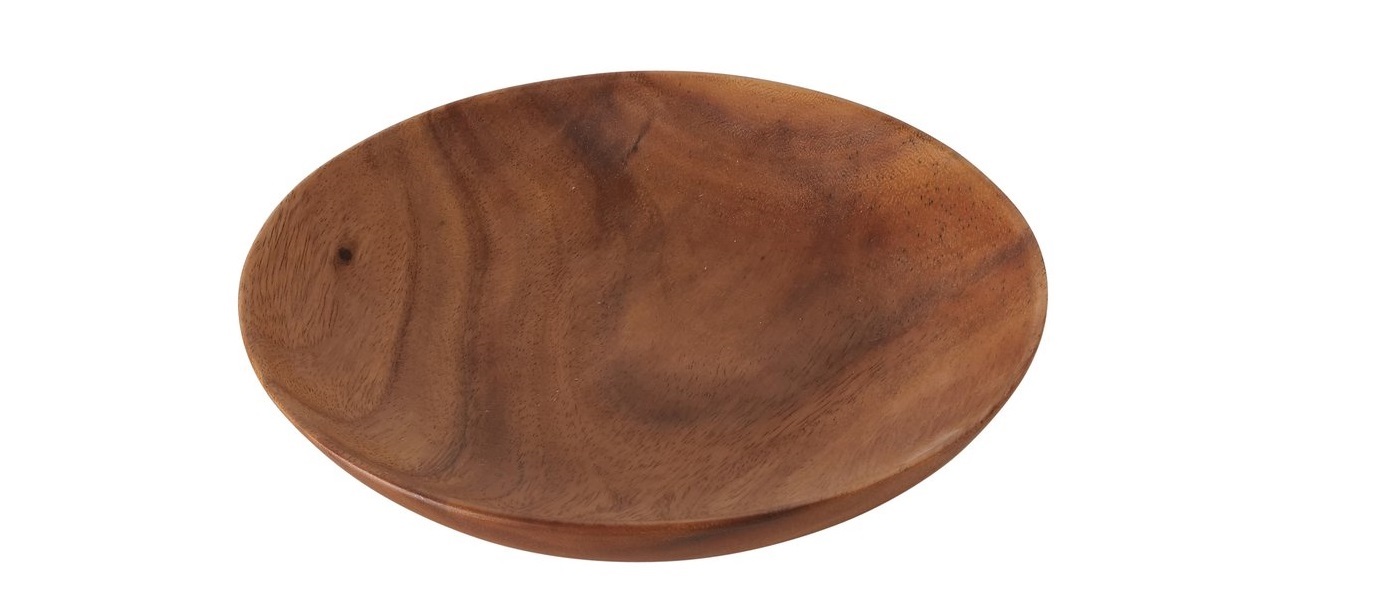 Boltze Teller Acacia mittel in Akazie natur