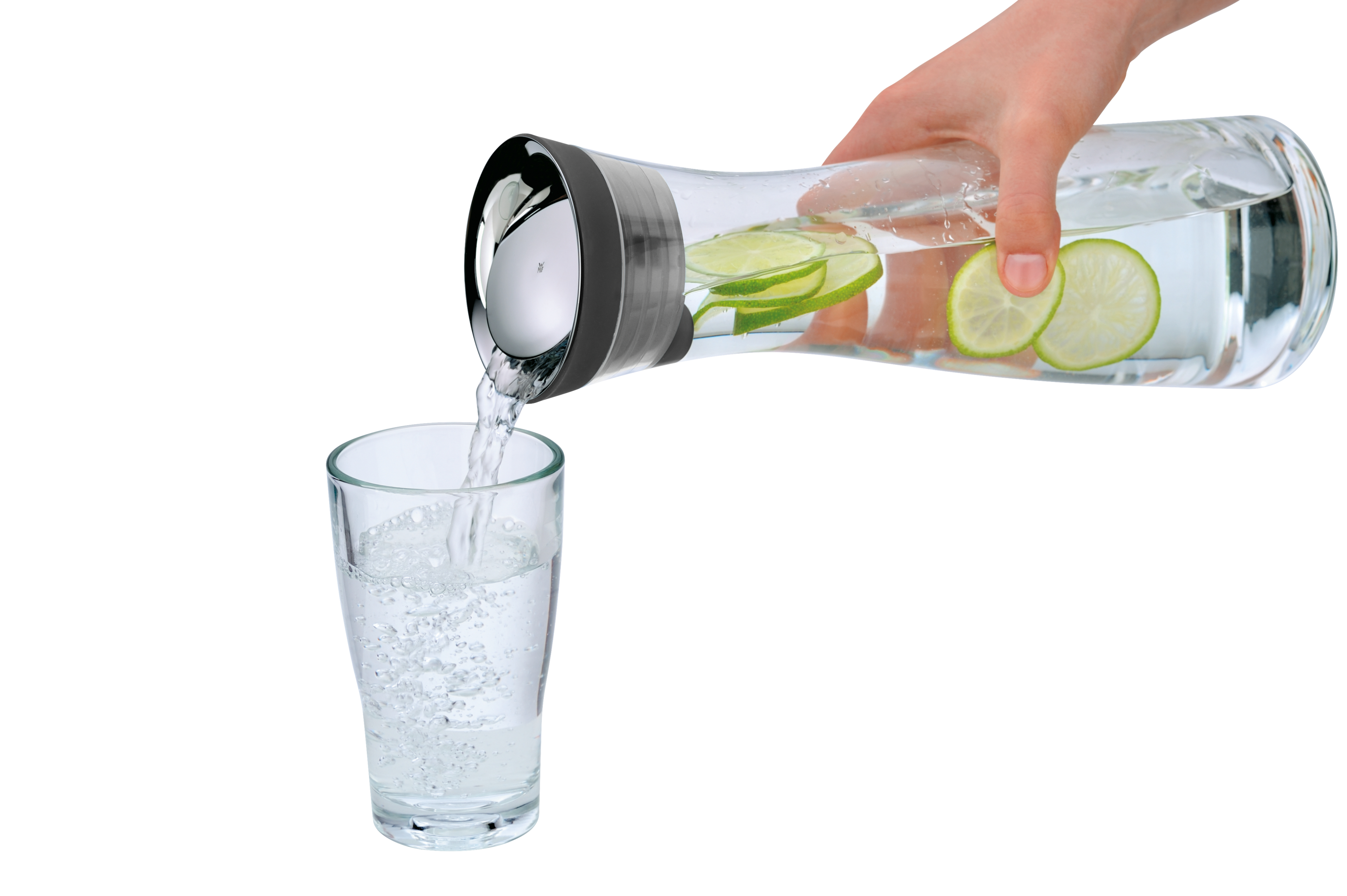 WMF Basic Wasserkaraffe, 1 l, Edelstahl in tranparent