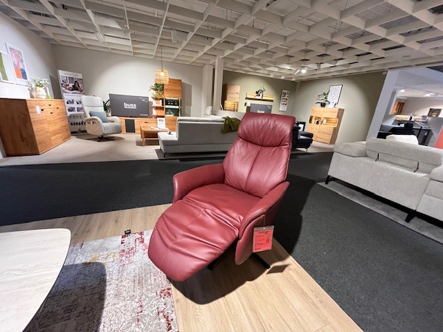 Interliving Relaxsessel INTERLIVING-4560 (7080) in Leder 24 Longr.Barolo, Moebel, Pflanze, Stuhl, Couch, Handtasche