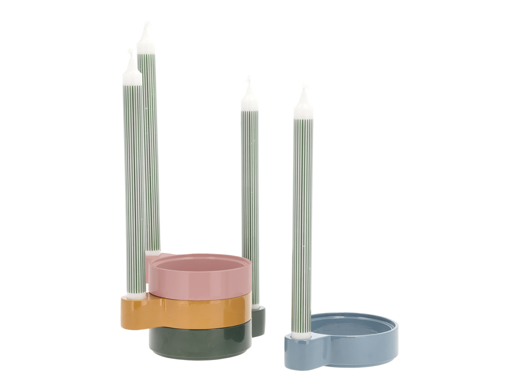 Villa Collection Kerzenhalter in Farbe blau