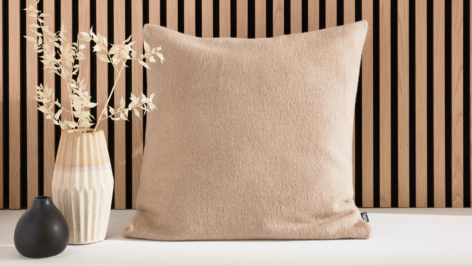 Interliving Kissenhülle IL-9113 ca. 50x50cm in Farbe taupe