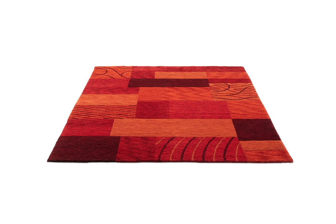 Theo Keller Teppich Domas ca. 170x240cm in Farbe Red