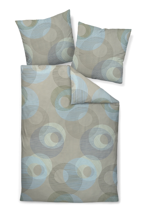 Janine Design Bettwäsche DAVOS ca. 155x220cm in Farbe salbeigrün