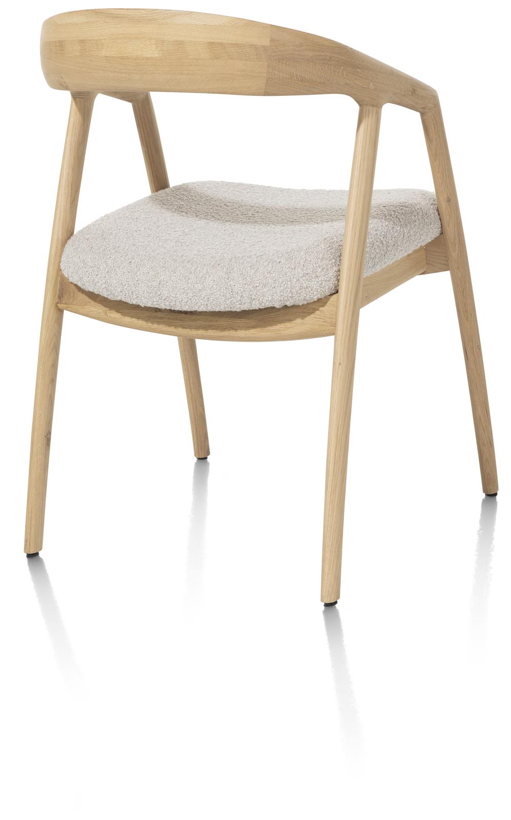 XOOON Armstuhl Dante 48684-CRE Stoff creme