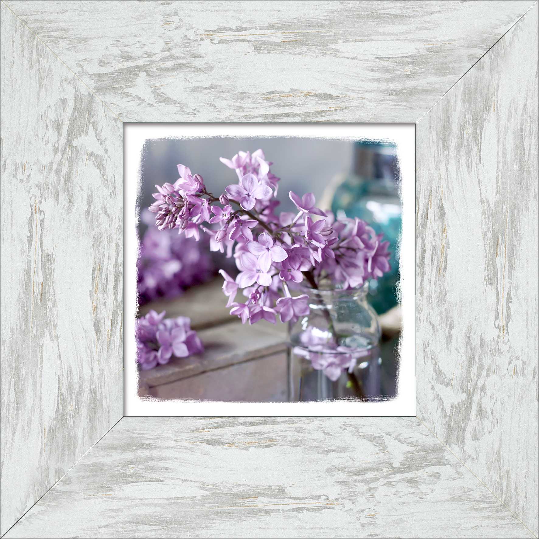 ProArt New Classic Wood 34x34cm Still life with little flowers II