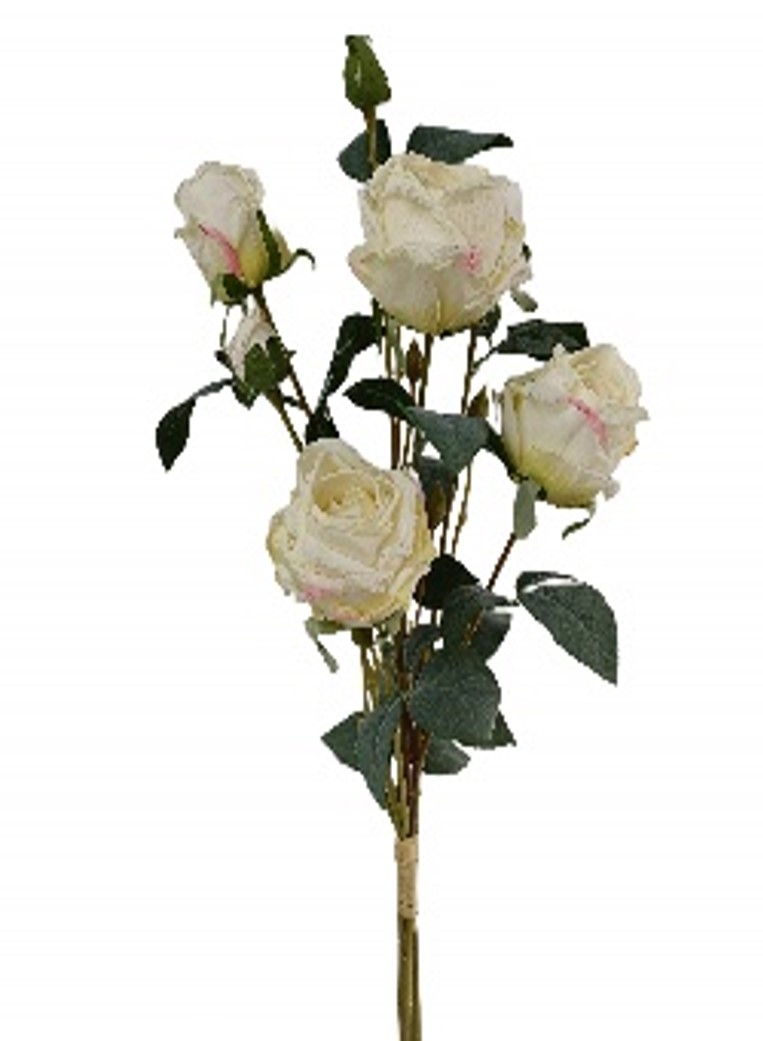 Rosenstrauß ca. 70cm 4312-753 in Mehrfarbig, Blumen, Rosen, Rosenstrauß, Stielrose, Kunstpflanze