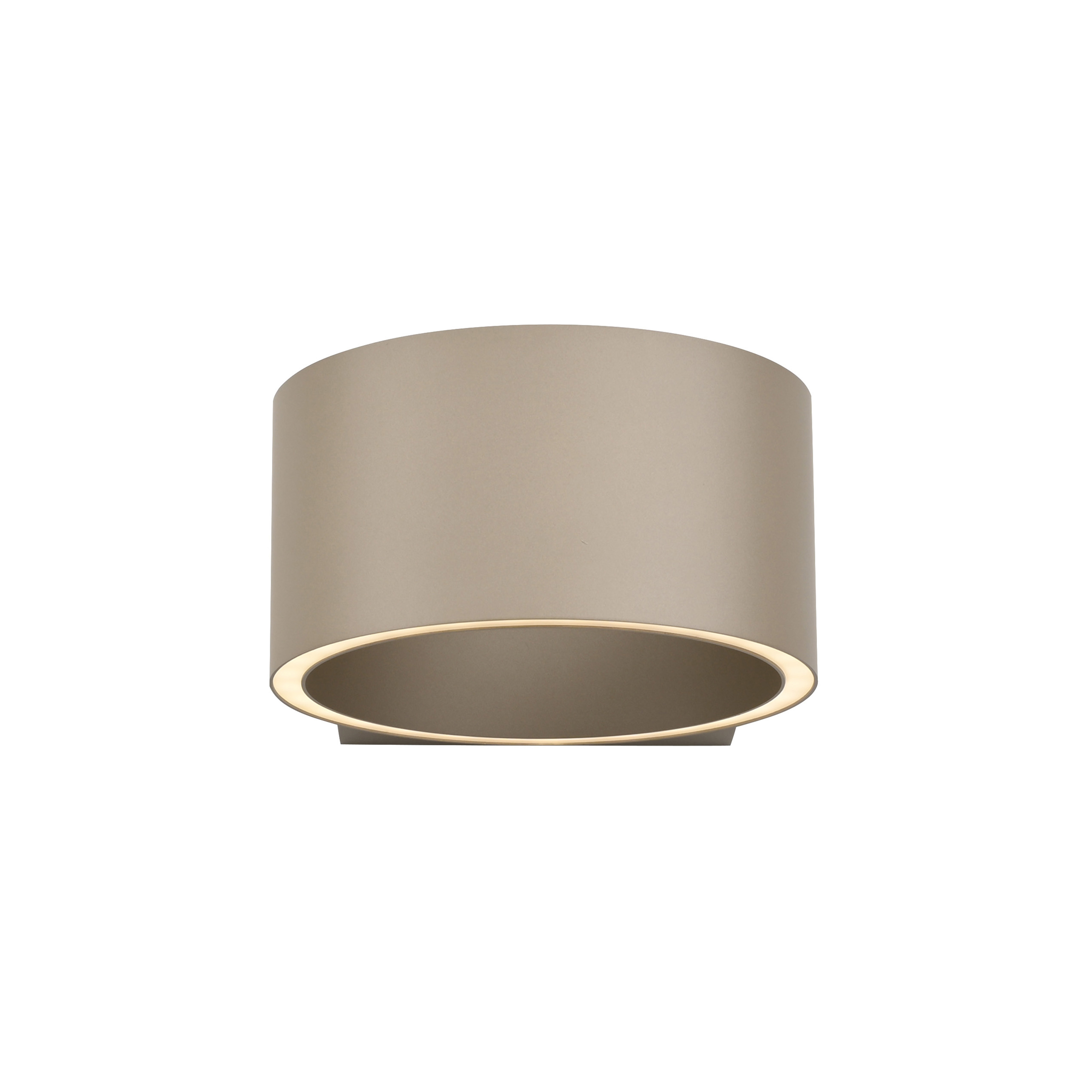 Paul Neuhaus LED-Wandleuchte PURE CLIPSE 2-flammig in Farbe bronce, Deckenleuchte, Wandleuchte, Beleuchtung, Metall, Beige