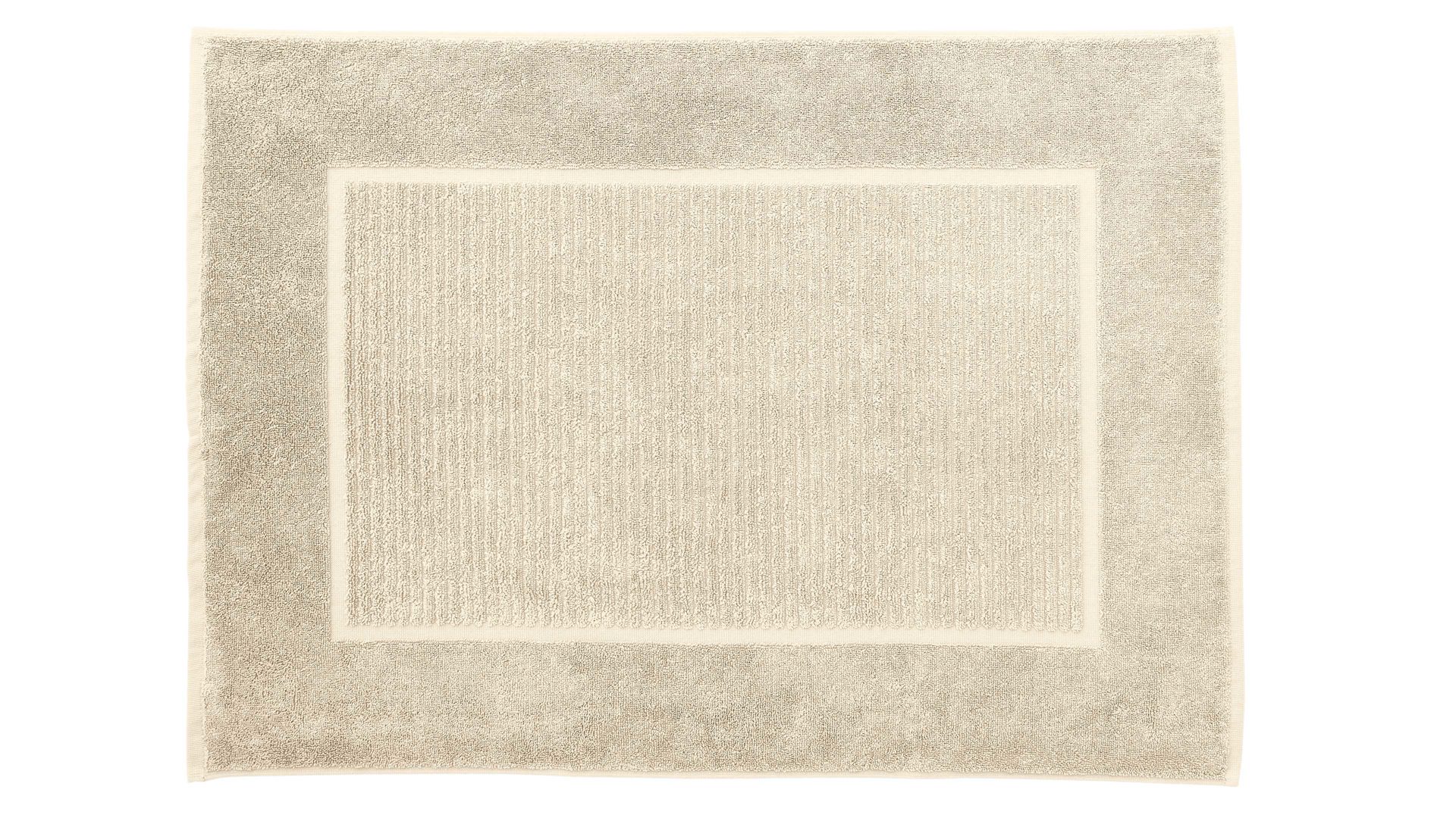 Interliving Badvorleger IL-9108 ca. 60x80cm in Farbe Nature White