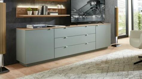 Innostyle TV-Sideboard CORE B/H/T ca.240x77x44cm in Schilf matt / Artisan Eiche