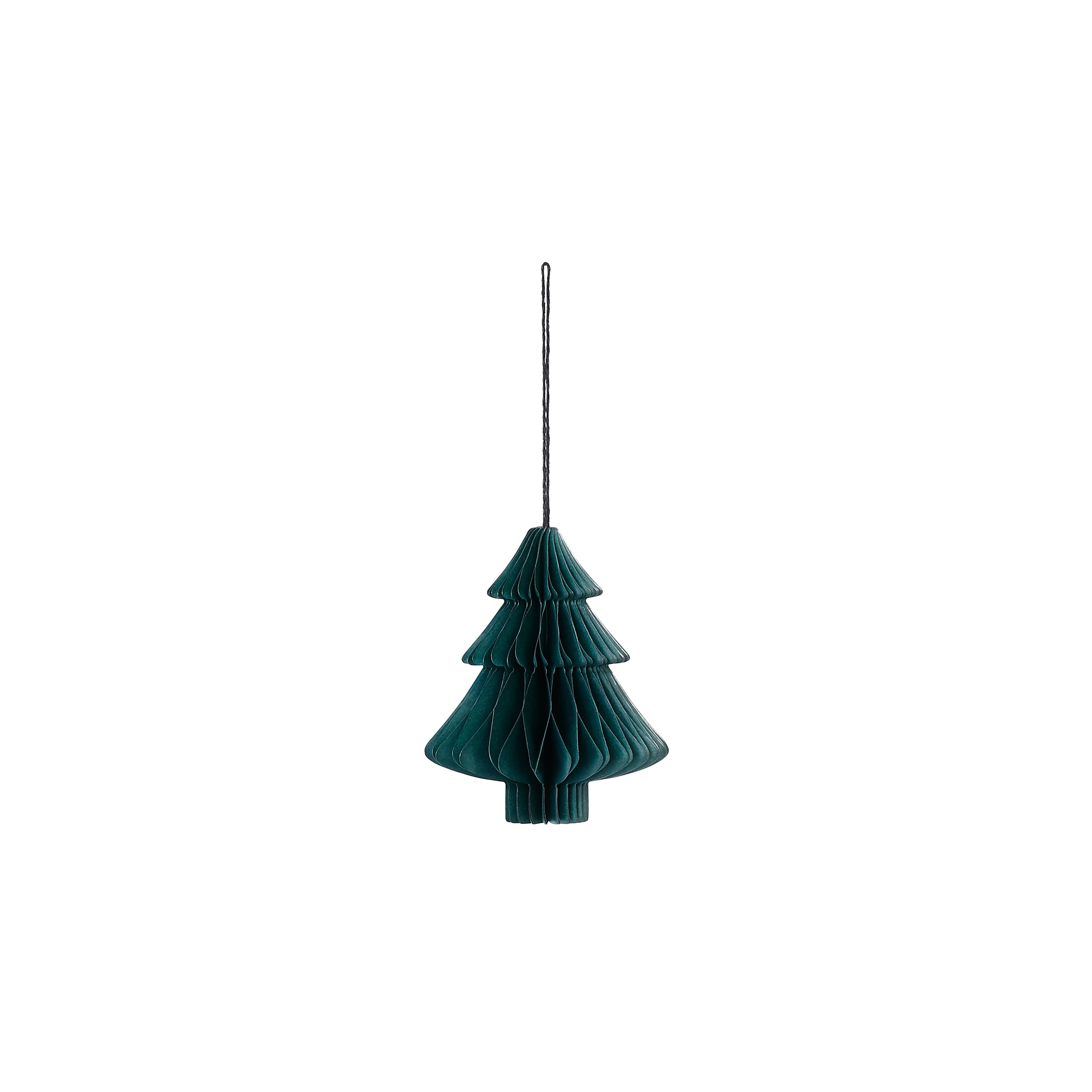Tannenbaum 9 cm dunkelgrün in Farbe Dunkelgrün ()