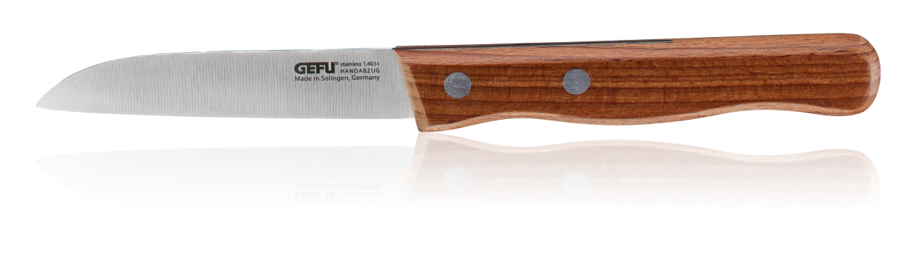 GEFU Gemüsemesser HÜMMEKEN in Farbe silber / braun