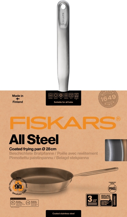 Fiskars Bratpfanne ALL STEEL 28cm Fiskars Bratpfanne ALL STEEL 28cm