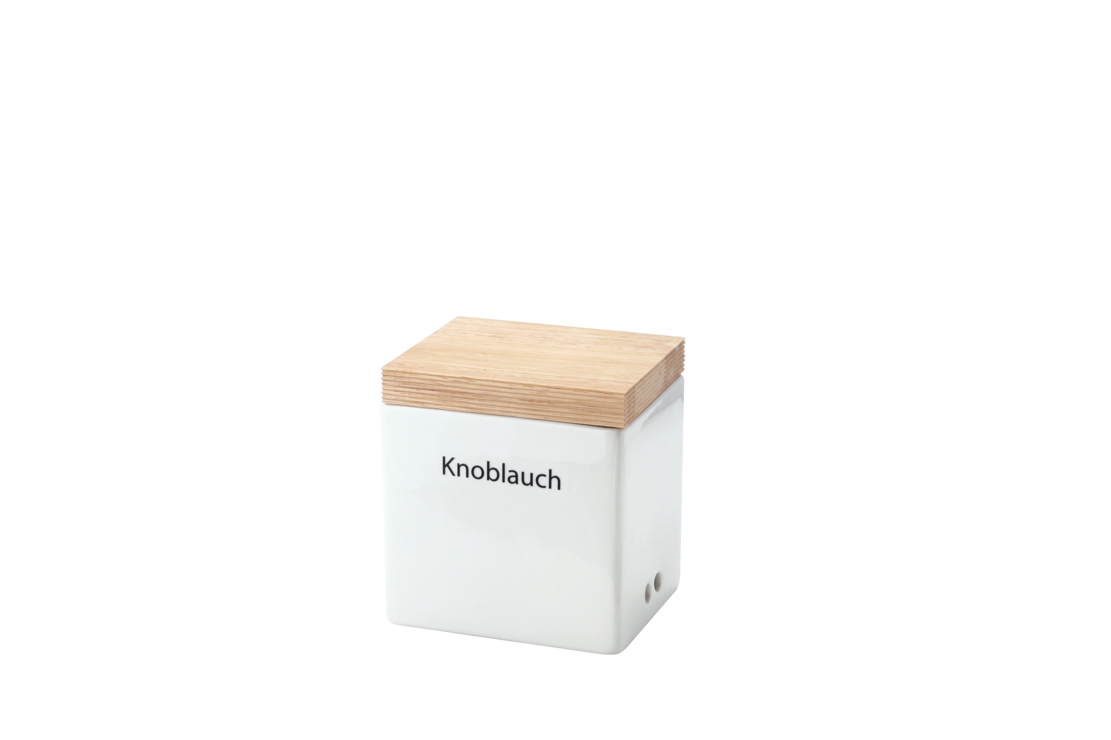Continenta Vorratsdose in Keramik Weiß, Rechteckig