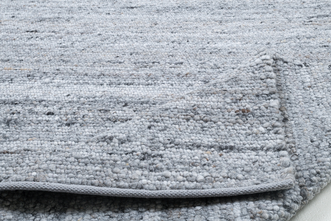 Theo Keller Handwebteppich Paula ca. 70x140cm in Farbe Grey