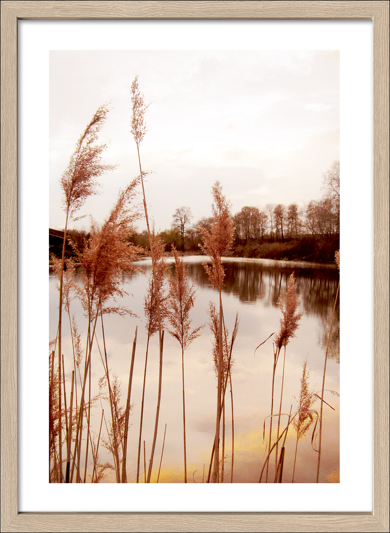 ProArt Framed-Art Scandic Living 55x75cm Evening At The Lake I