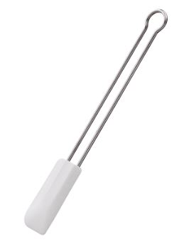 Rösle Teigschaber 20cm, Küchenwerkzeug, Rührstab, Spatel, Mini-Rührer, Gehäuse aus Edelstahl