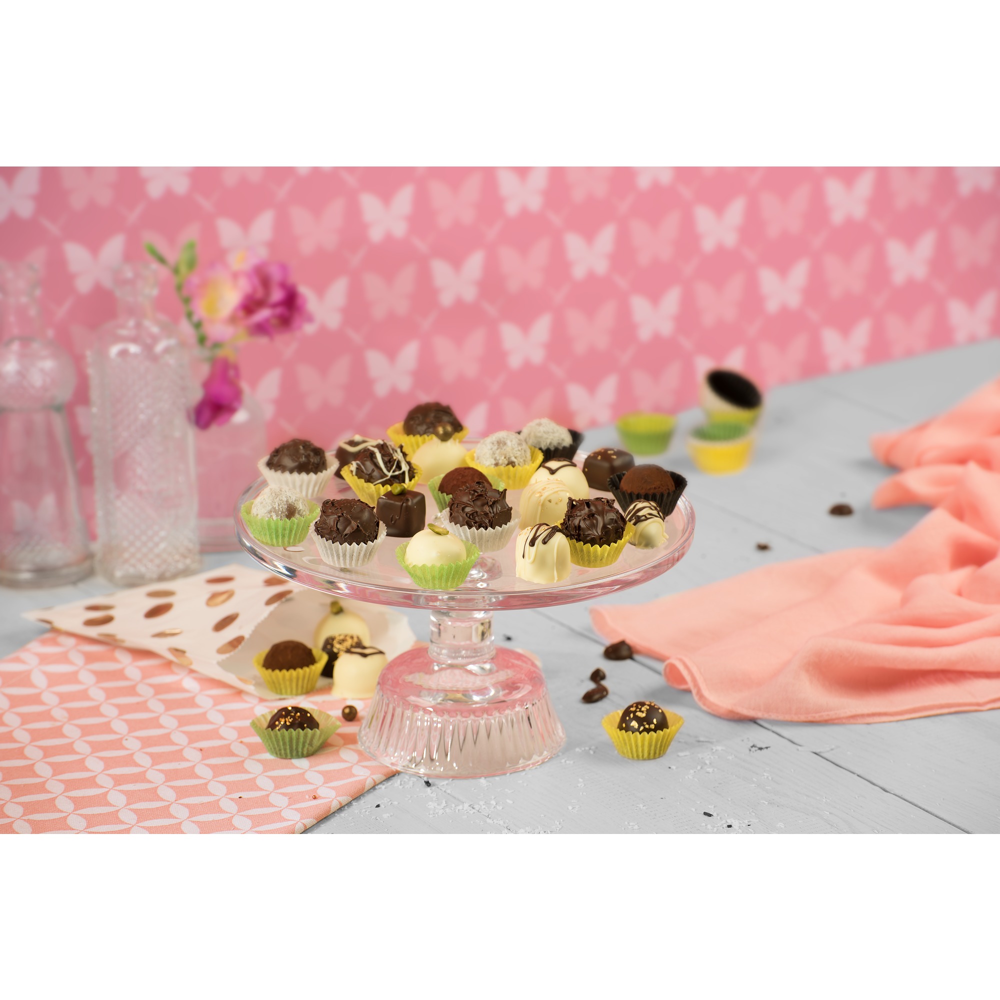 Kaiser Papier-Pralinenförmchen-Set Ø 7 cm in bunt/weiß/grün/braun/gelb Kaiser Papier-Pralinenförmchen-Set Ø 7 cm in bunt/weiß/grün/braun/gelb