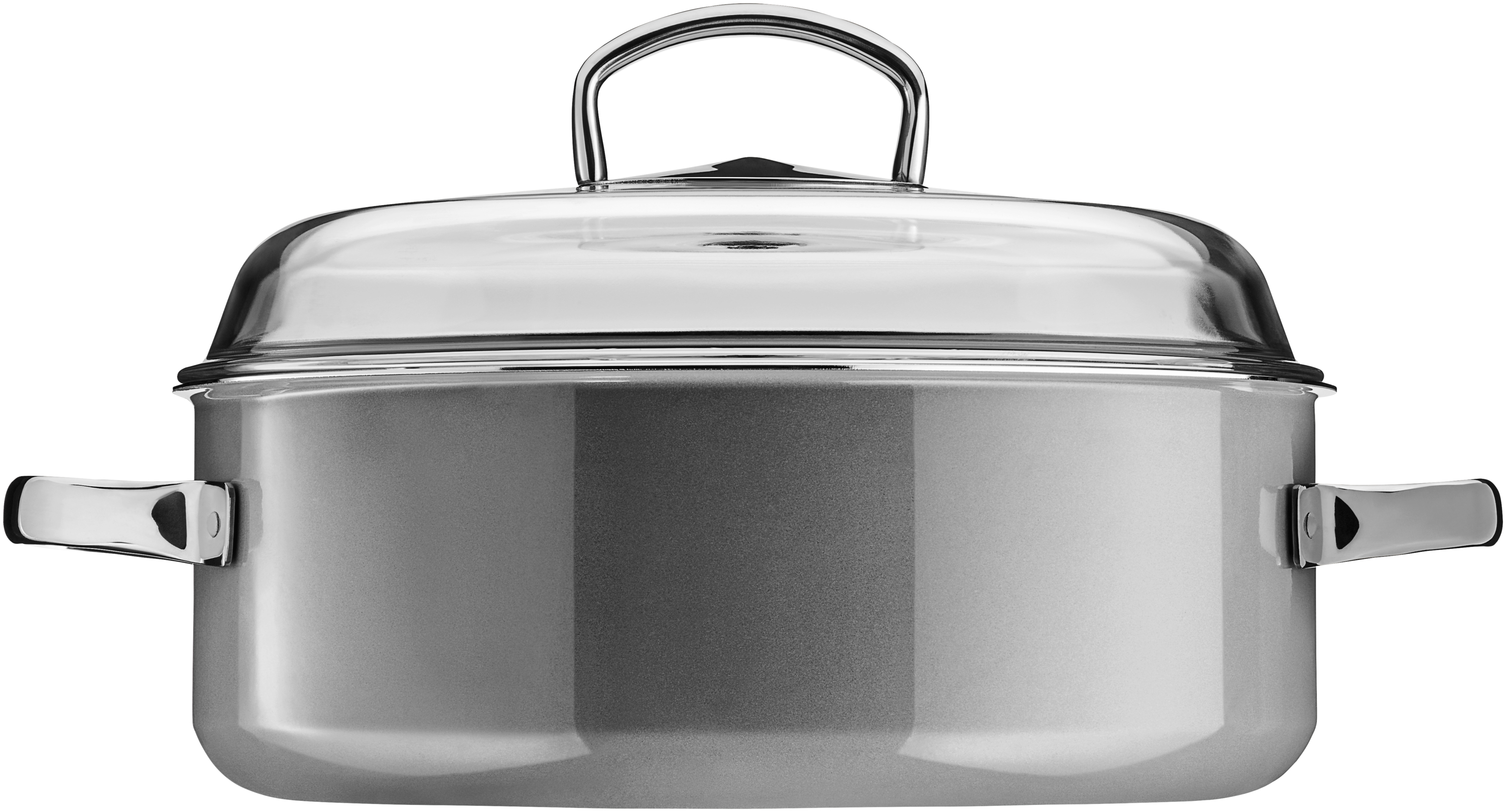 WMF Fusiontec Mineral Schmortopf mit in grau