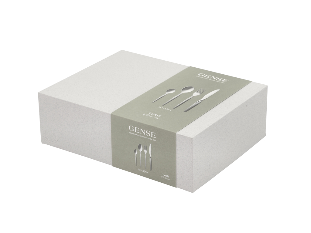 F&H Besteckset GENSE TWIST in Farbe Metall