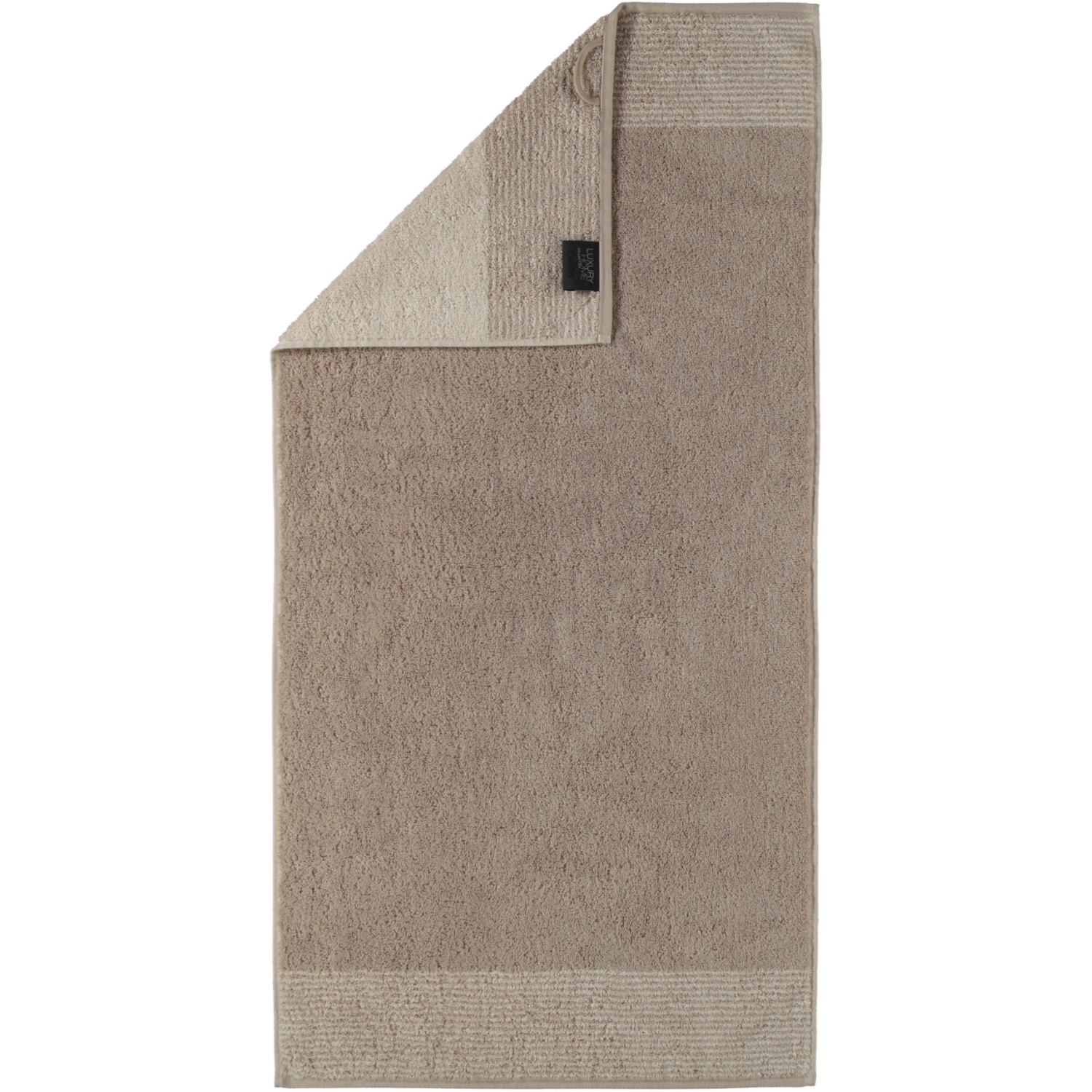 Cawö Handtuch TWO-TONE 50x100cm in Farbe sand