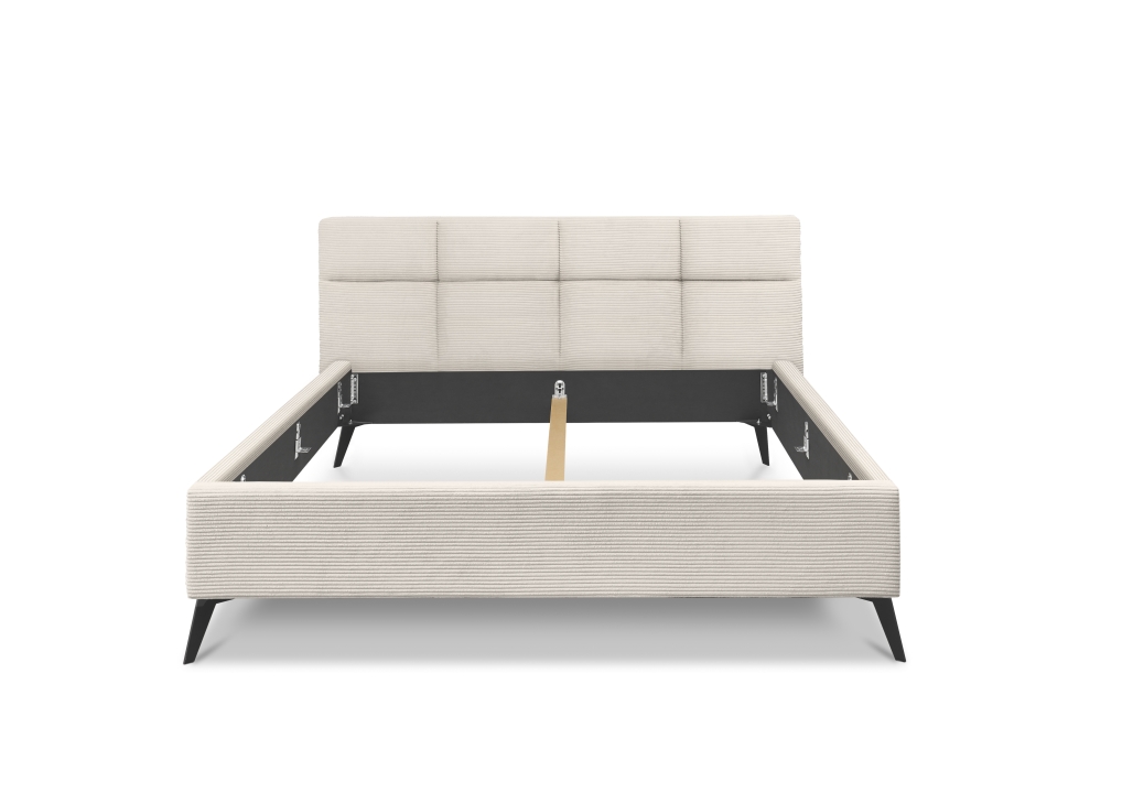 Set One by Musterring Polsterbettgestell CARY in Stoff POSO beige, Moebel, Couch, Kaffeetisch, Tabelle, Bett