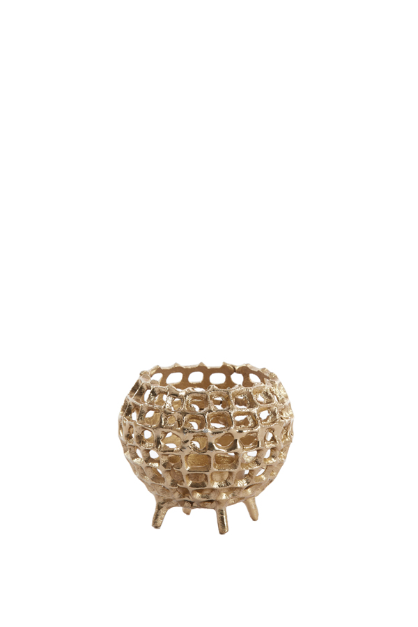 Teelicht PURCINA in antik gold