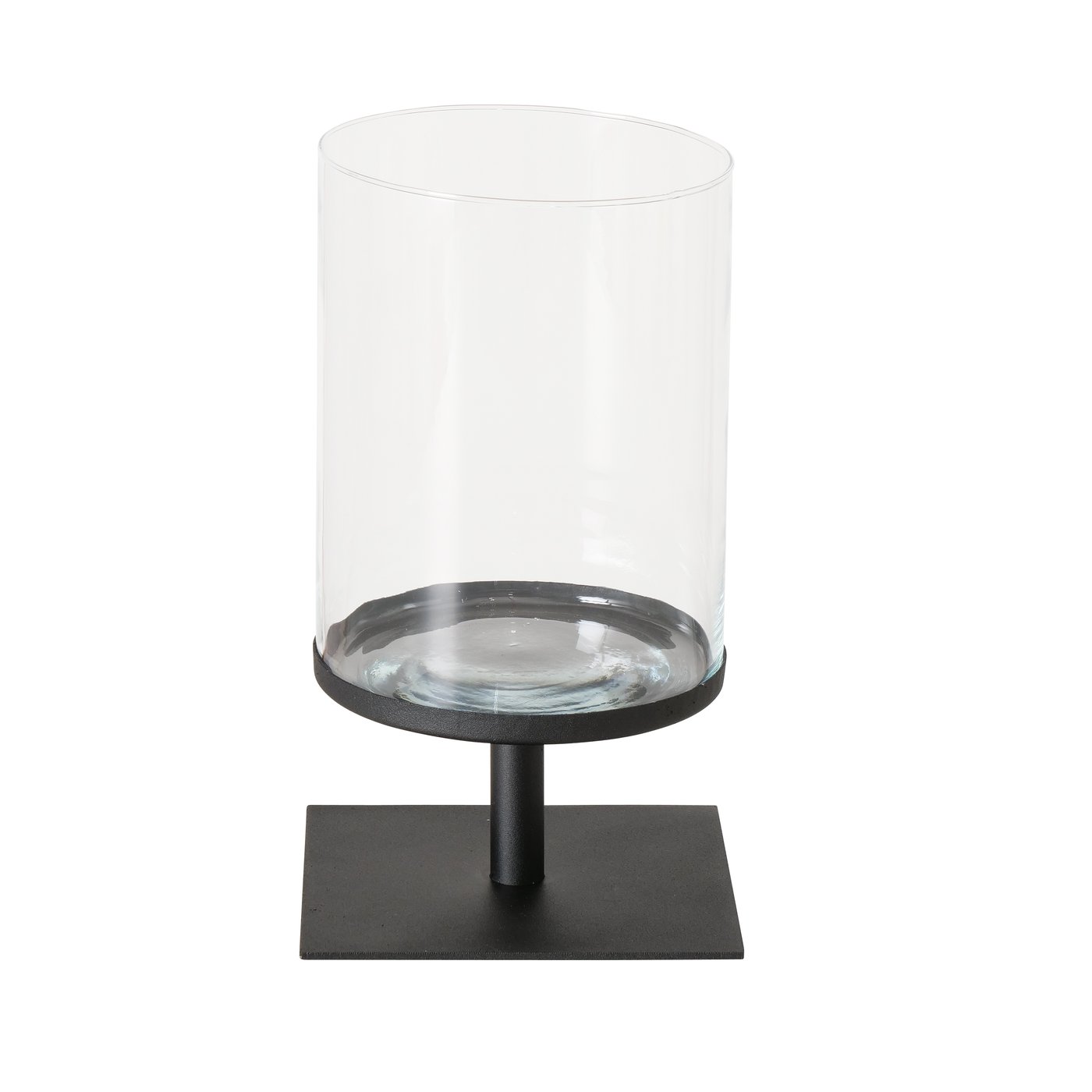 Boltze Windlicht Frisco in Farbe Materialmix schwarz