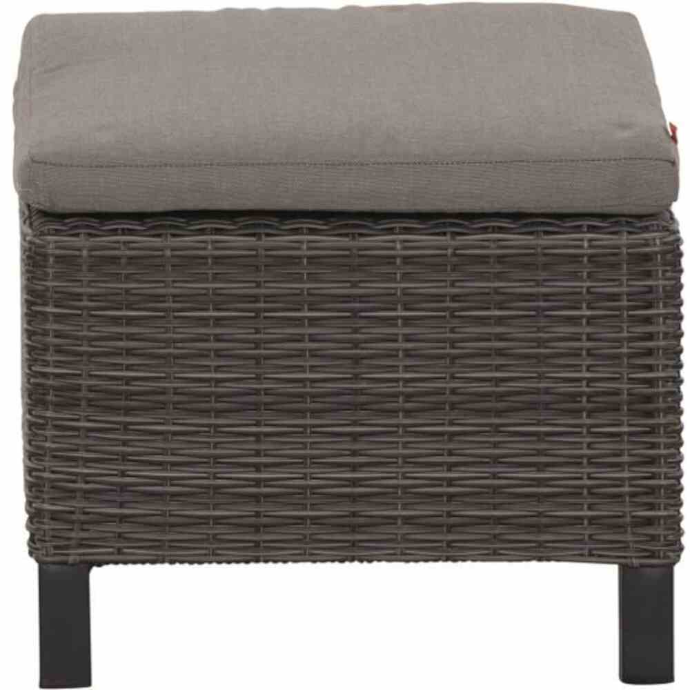 Dining-Hocker CORIDO mit Gardino Geflecht in charcoal grey, Moebel, Osmanisch