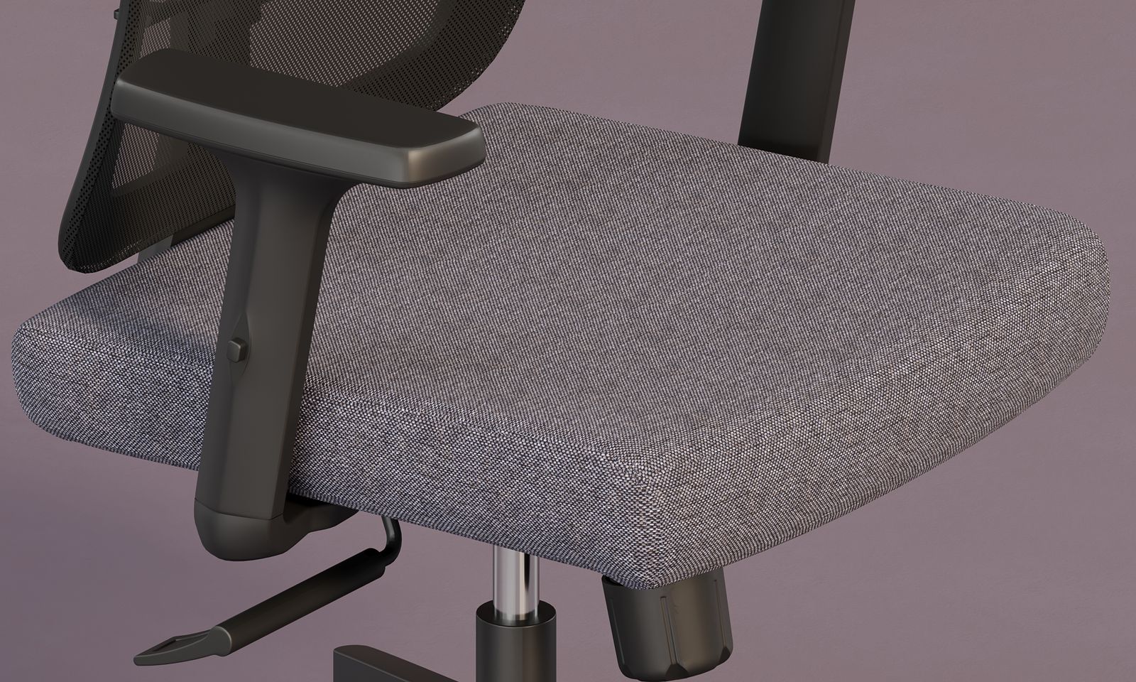 Nowy Styl Drehstuhl TROFI in Netzgewebe Mesh schwarz, Kissen, Dekoration für Zuhause, Mobiliar, Stuhl