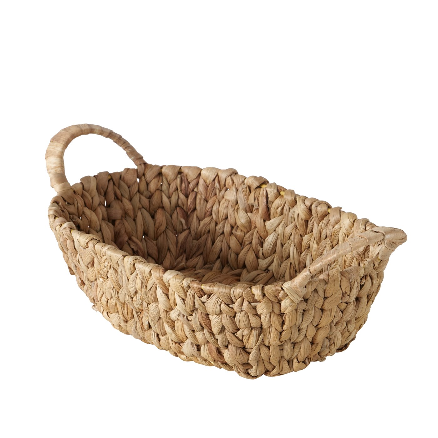 Korb Cado  in Natur/Metall, Soebenkorb, Geflochtener Korb, Natürliches Material, Henkelkorpus, Deko-Korb