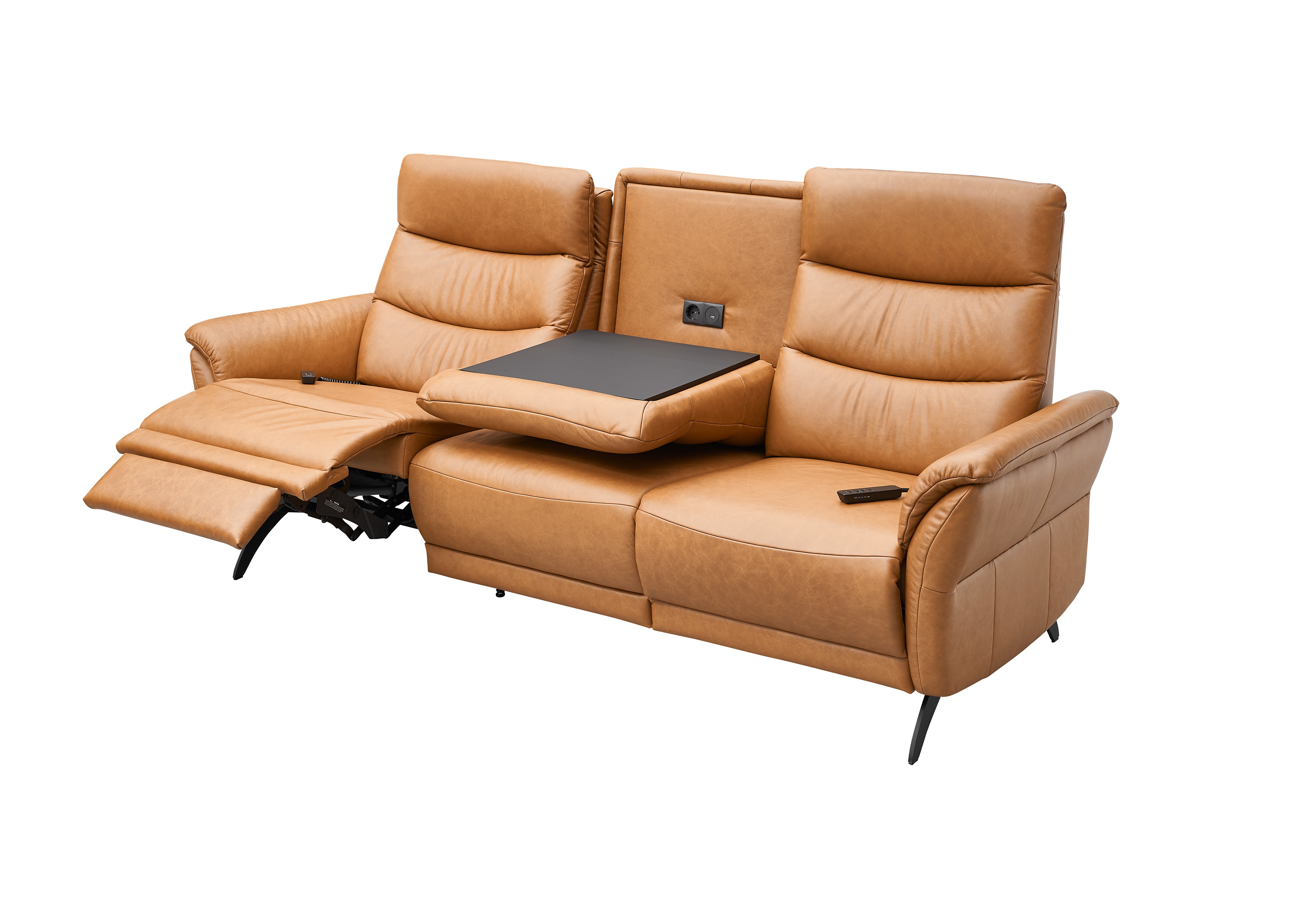 Carina Sofa 3622 ca. B223 H108 T96 cm in Leder Vicenza cognac Carina Sofa 3622 ca. B223 H108 T96 cm in Leder Vicenza cognac