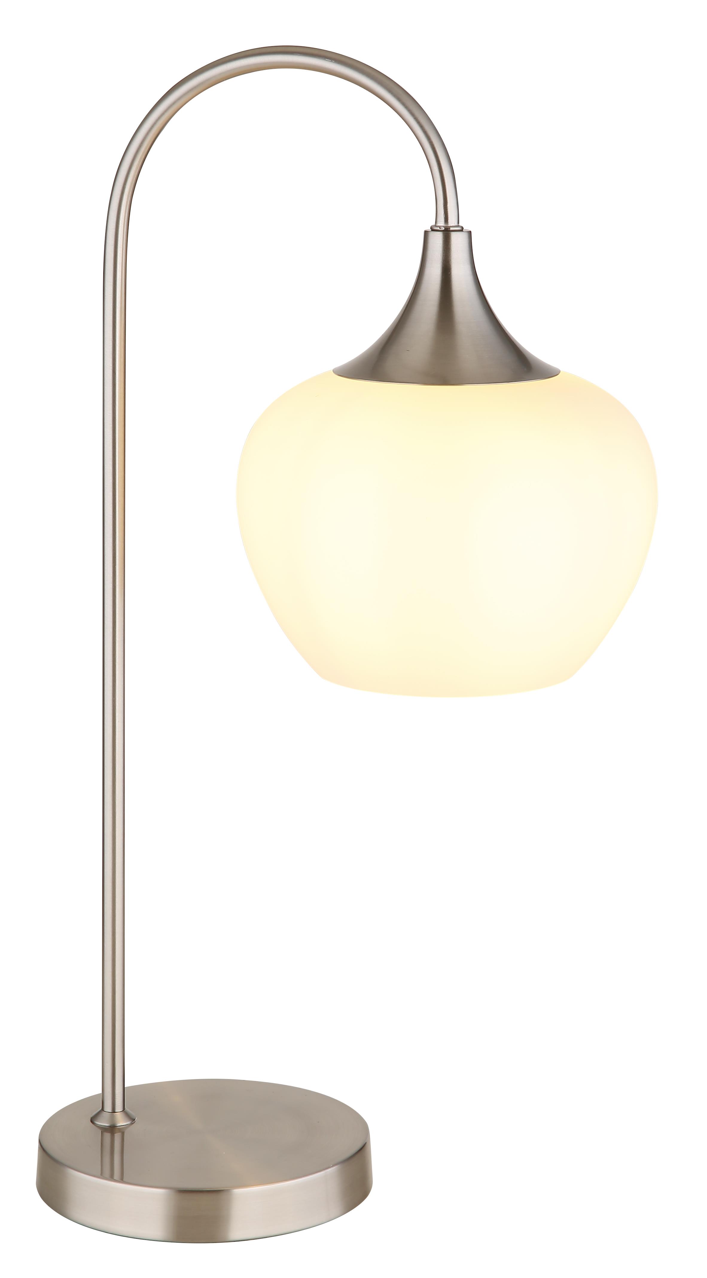 Interliving Tischleuchte IL-9344 in Metall nickel matt