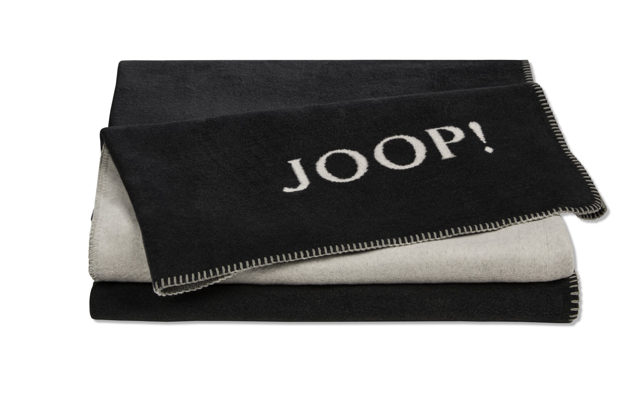 JOOP! Decke UDF ca. 150x200cm in Farbe Anthrazit-Ash