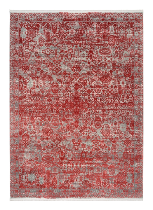 OCI Webteppich Colour Tadi ca. 140x200cm in rot
