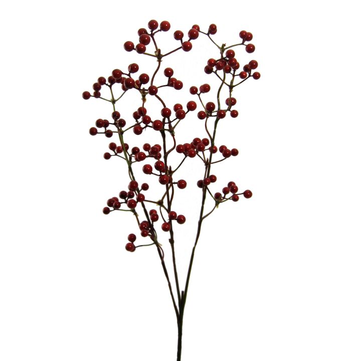 Beerenzweig 60cm BOGUSLAV in Rot, Beerenzweig, rote Beeren, Zweigpfanz, Dekorzweig, Kunstpflanze