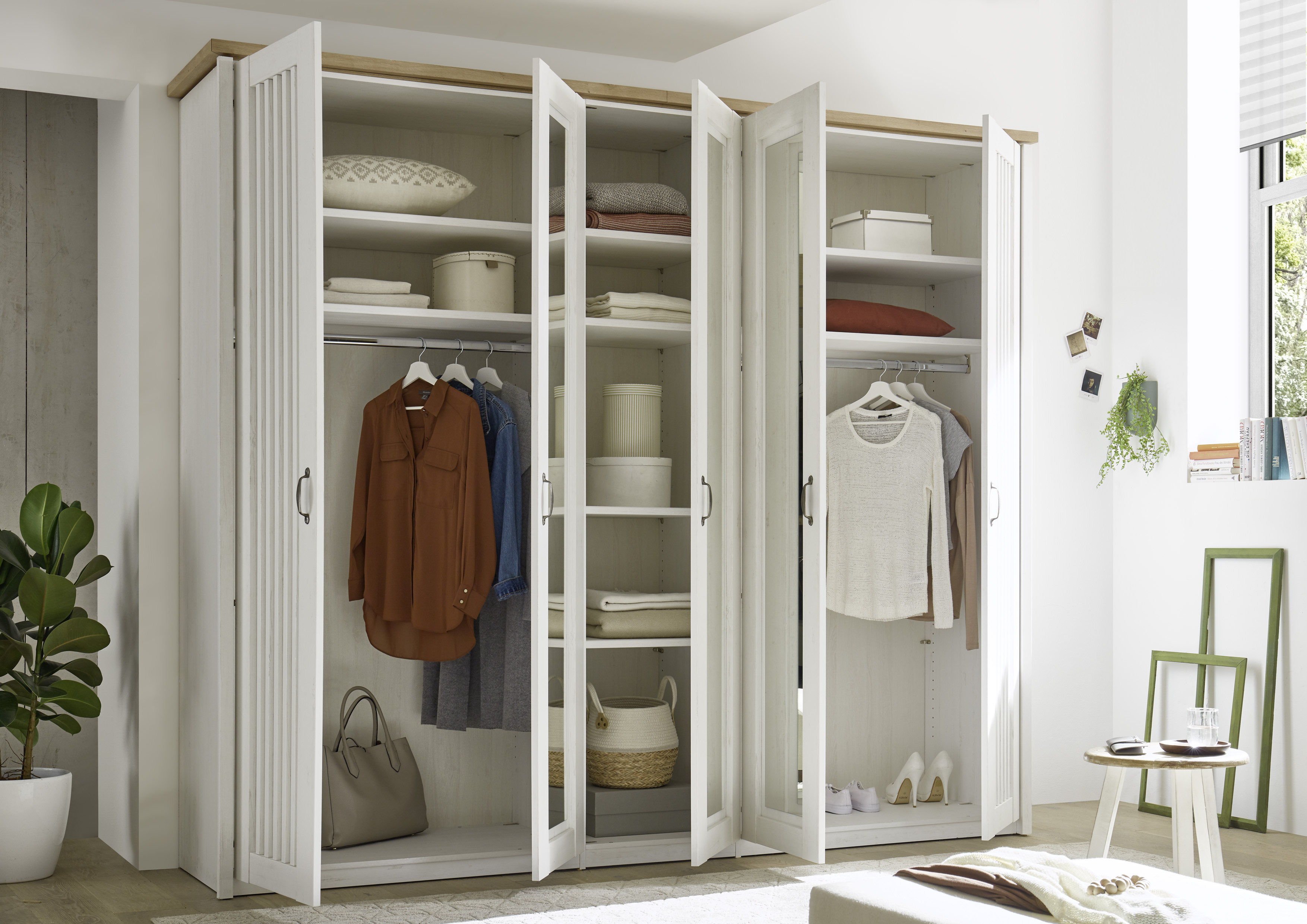Schlafzimmer TRIENT ca. 180x200cm in Andersen Pine Dekorfolie/Absetzung Artisan Eiche