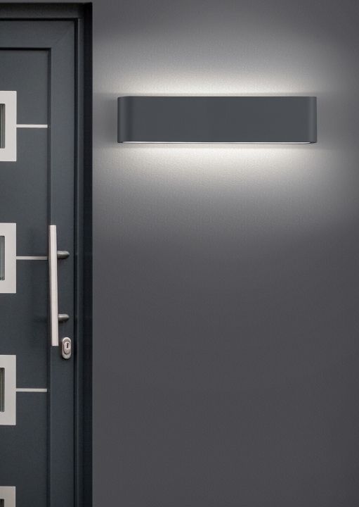 Trio LED-Wandleuchte THAMES II in anthrazit