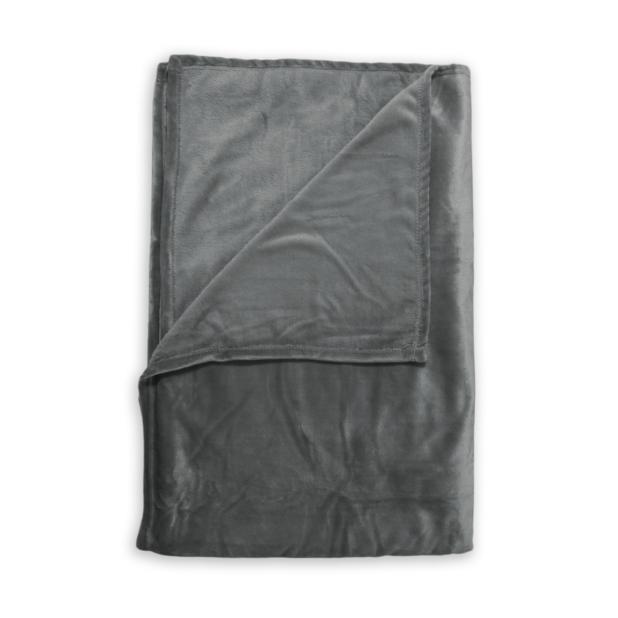 Heckettlane Plaid ca. 140x200cm in Farbe Dark-Grey