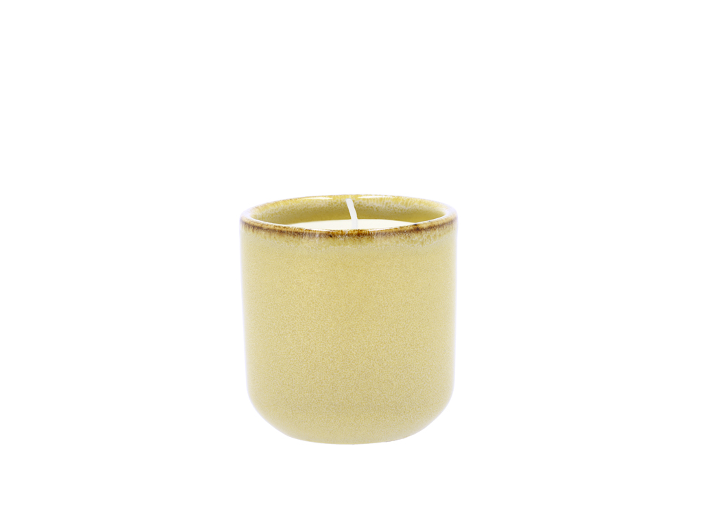 Villa Collection Duftkerze 7 cm in Farbe gelb